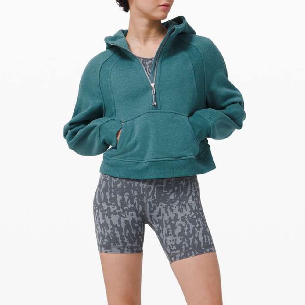 Lululemon Oversized Scuba Cropped Half Zip